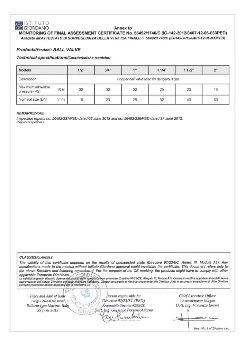 Quality management system certification